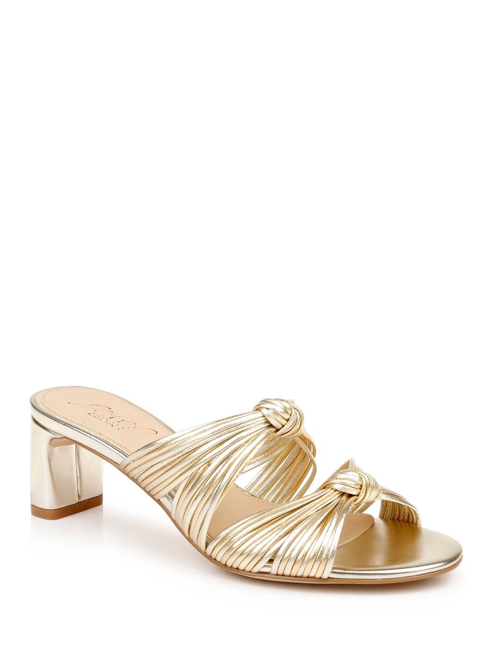 🔥 HOST PICK 🔥 Jewel Badgley Mischka Cheryl Womens Strappy Block Heel Size 7 - Picture 1 of 8